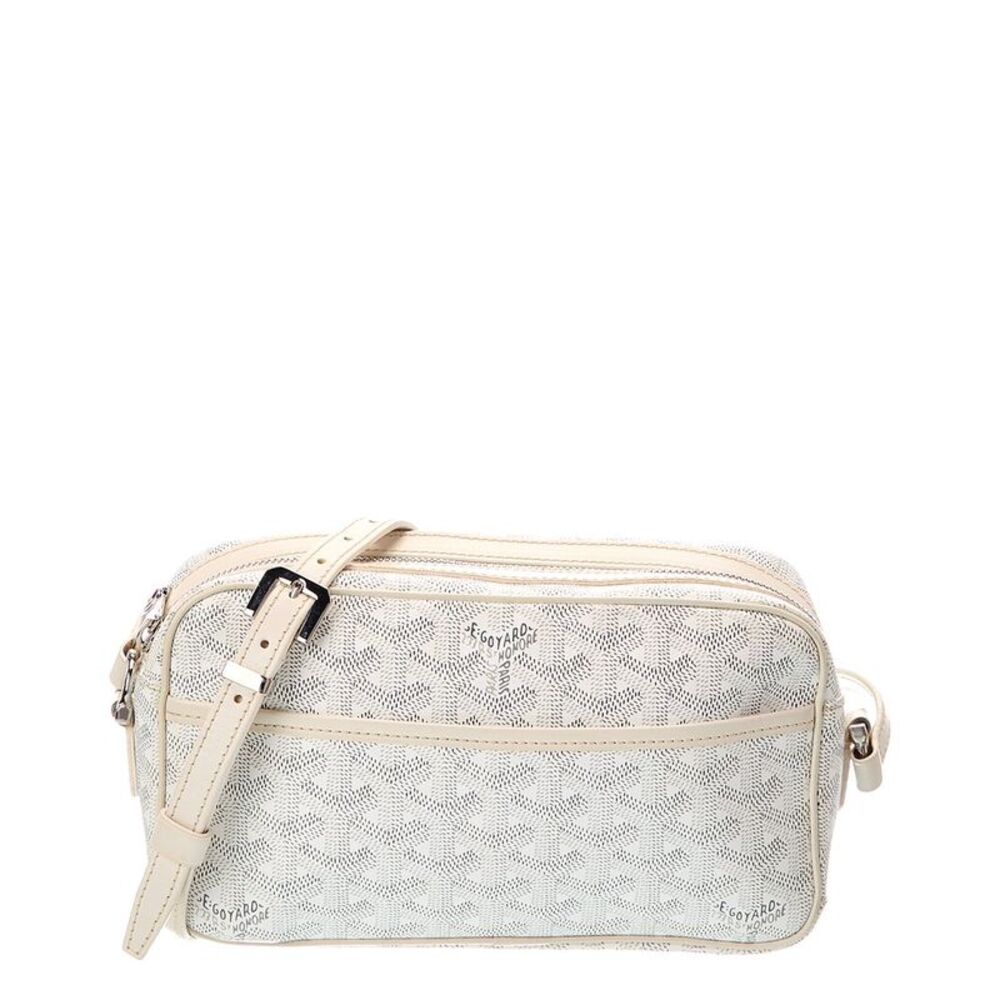 Goyard White Goyardine Canvas Goyardine (Authentic Pre-Loved)
